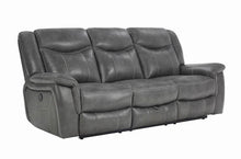 Load image into Gallery viewer, Conrad Transitional Grey Power Sofa