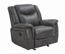 Load image into Gallery viewer, Conrad Transitional Grey Glider Recliner