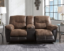 Load image into Gallery viewer, Follett Reclining Loveseat with Console