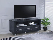 Load image into Gallery viewer, Contemporary Black Oak TV Console