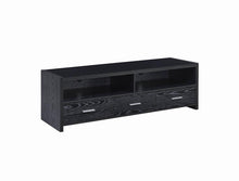 Load image into Gallery viewer, Contemporary Black Oak TV Console