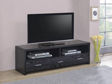 Load image into Gallery viewer, Contemporary Black Oak TV Console