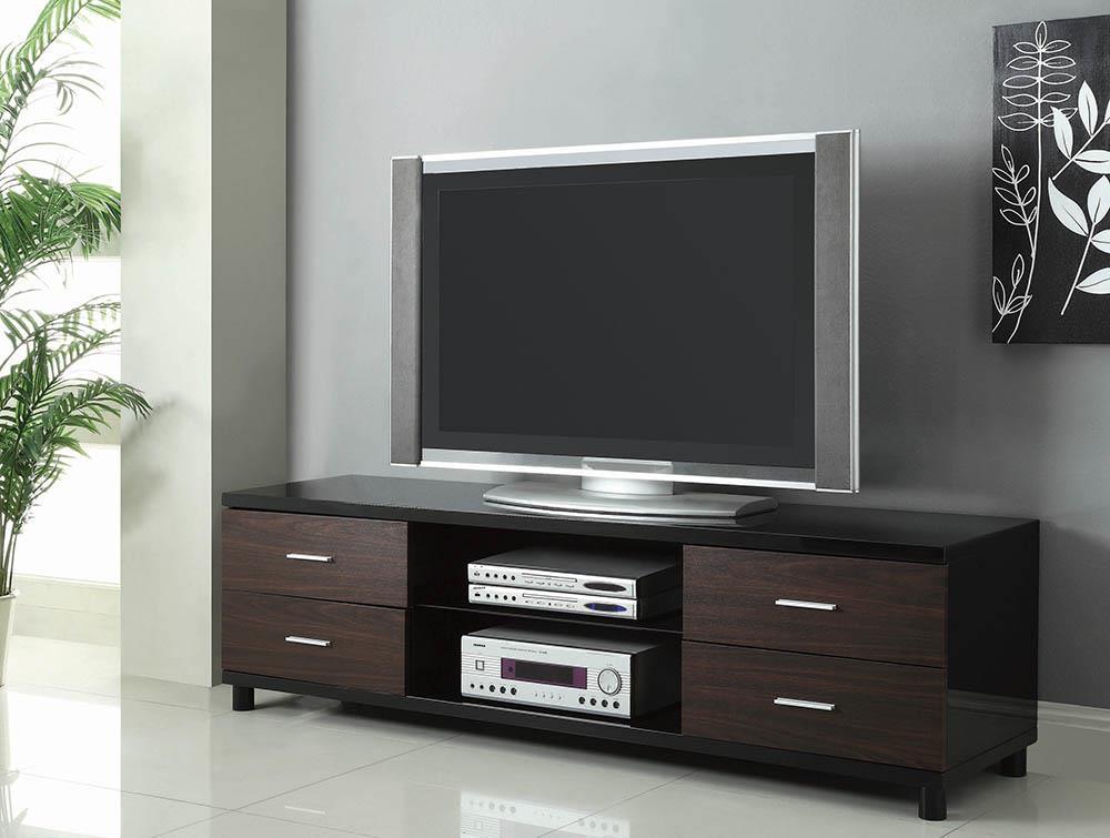 Contemporary Two-Tone TV Console