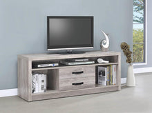 Load image into Gallery viewer, Modern Grey Driftwood TV Console