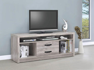 Modern Grey Driftwood TV Console