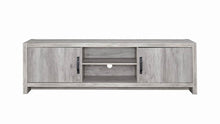 Load image into Gallery viewer, Modern Grey Driftwood TV Console