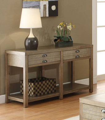 Occasional Group Casual Light Oak Sofa Table