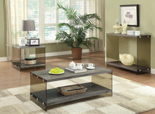 Load image into Gallery viewer, Rustic Grey Sofa Table