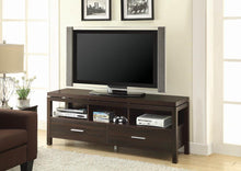 Load image into Gallery viewer, Transitional Dark Brown TV Console