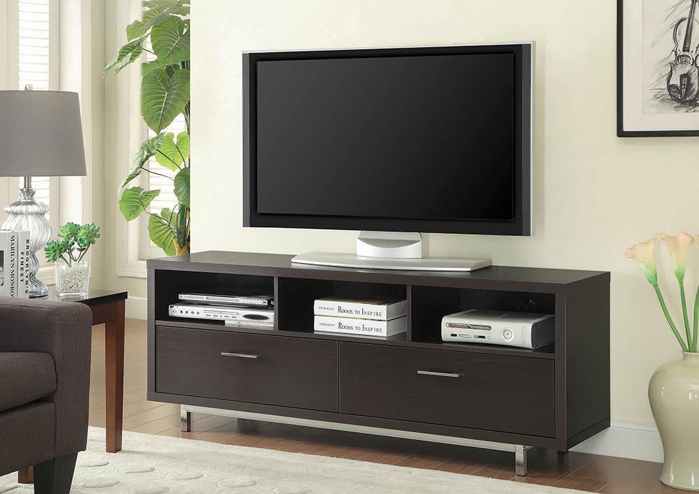 Transitional Cappuccino TV Console