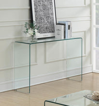 Load image into Gallery viewer, Contemporary Clear Sofa Table