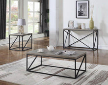 Load image into Gallery viewer, Industrial Sonoma Grey Sofa Table