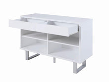 Load image into Gallery viewer, Contemporary Glossy White Sofa Table