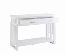 Load image into Gallery viewer, Transitional Glossy White Sofa Table