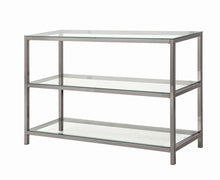 Load image into Gallery viewer, Contemporary Black Nickel Sofa Table