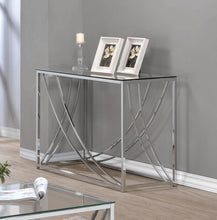 Load image into Gallery viewer, Contemporary Chrome Sofa Table