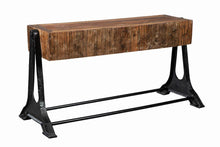 Load image into Gallery viewer, Recycled Wood Sofa Table