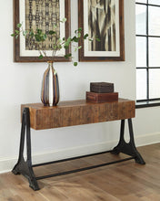 Load image into Gallery viewer, Recycled Wood Sofa Table