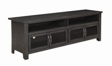 Load image into Gallery viewer, Transitional Dark Grey 72&quot; TV Console