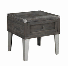 Load image into Gallery viewer, Rustic Grey Side Table