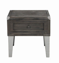 Load image into Gallery viewer, Rustic Grey Side Table