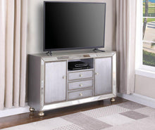 Load image into Gallery viewer, Contemporary Metallic Platinum 60&quot; TV Console