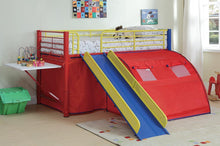 Load image into Gallery viewer, MultiColor Themed Red Blue and Yellow Loft Bed