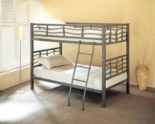 Load image into Gallery viewer, Contemporary Metal Bunk Bed