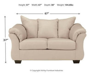 Darcy Sofa and Loveseat with Chair and Ottoman Package