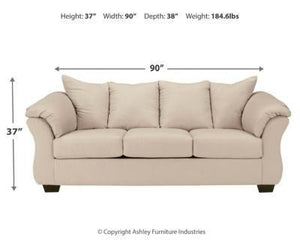 Darcy Sofa and Loveseat with Chair and Ottoman Package