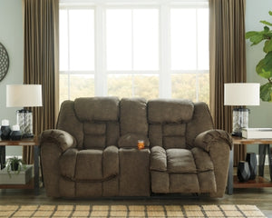 Capehorn Reclining Loveseat with Console