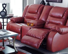 Load image into Gallery viewer, Vacherie Reclining Loveseat with Console