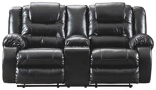 Load image into Gallery viewer, Vacherie Reclining Loveseat with Console