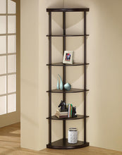 Load image into Gallery viewer, Casual Cappuccino Corner Bookcase