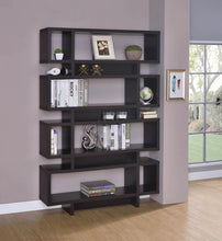 Load image into Gallery viewer, Contemporary Cappuccino Bookcase