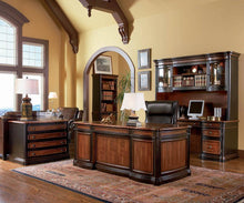 Load image into Gallery viewer, Gorman Traditional Espresso Executive Desk
