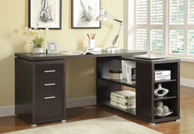 Load image into Gallery viewer, Yvette Cappuccino Executive Desk