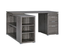 Load image into Gallery viewer, Yvette Weathered Grey Executive Desk