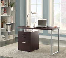Load image into Gallery viewer, Contemporary Cappuccino Writing Desk