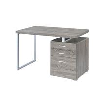 Load image into Gallery viewer, Contemporary Weathered Grey Writing Desk