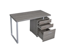 Load image into Gallery viewer, Contemporary Weathered Grey Writing Desk