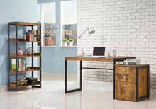 Load image into Gallery viewer, Estrella Industrial Antique Nutmeg Writing Desk