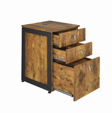 Load image into Gallery viewer, Estrella Industrial Antique Nutmeg File Cabinet