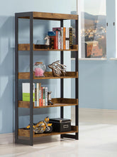 Load image into Gallery viewer, Estrella Industrial Antique Nutmeg Bookcase