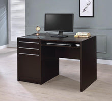 Load image into Gallery viewer, Contemporary Cappuccino Connect-It Computer Desk