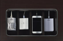 Load image into Gallery viewer, Contemporary Cappuccino Connect-It Computer Desk