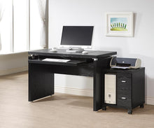 Load image into Gallery viewer, Contemporary Black Oak Computer Desk