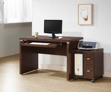 Load image into Gallery viewer, Contemporary Medium Oak Computer Desk
