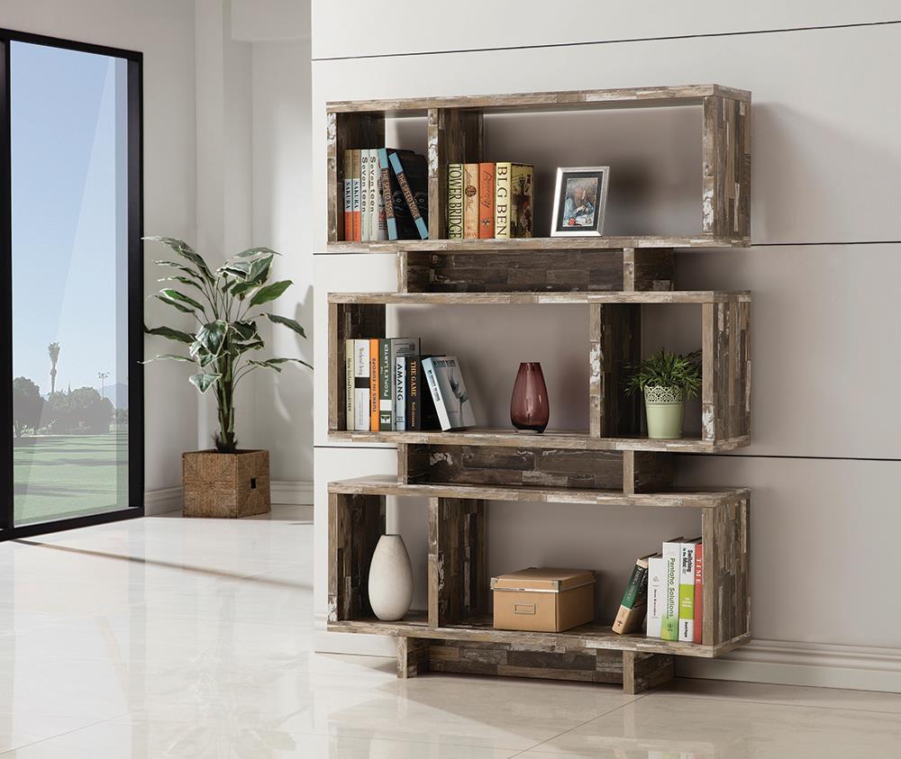 Rustic Salvaged Cabin Bookcase