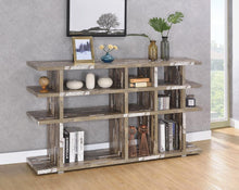 Load image into Gallery viewer, Rustic Salvaged Cabin Low-Profile Bookcase